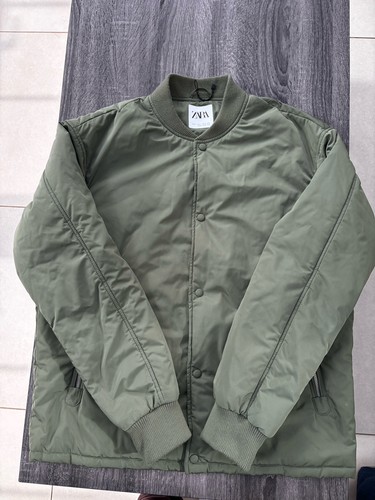 Zara men nylon bomber - nylon,