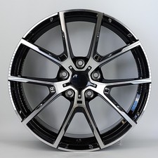 20"arc blk bmw alloy wheels 3/4 5/6/7 series vw t5/t6 stag + tyres concave