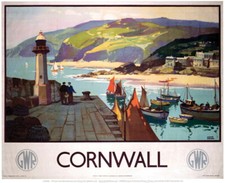 Vintage cornwall gwr railway - vintage,