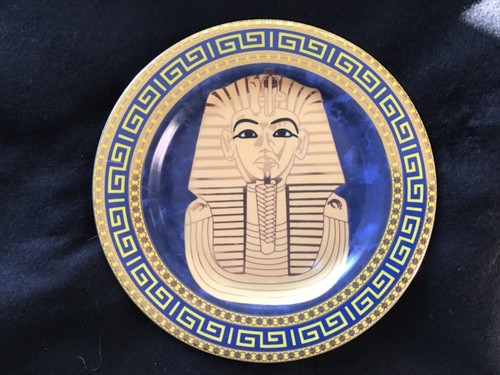 Vintage tutankhamun plate - vintage,