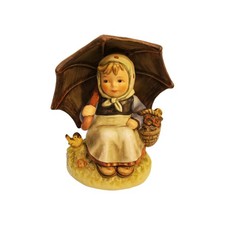 Hummel Figurine Smiling Through Goebel West Germany 1983 Umbrella Girl  408/0
