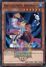 1st ed Aquaactress Arowana super rare DRL2-EN041 Yugioh