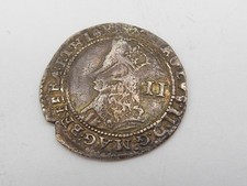 CHARLES II SILVER HALF GROAT TWO PENCE COIN 1660 - 1685