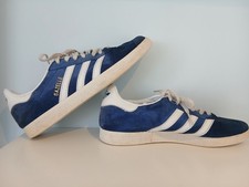 adidas Gazelle Navy Blue White Suede Trainers Size UK 6