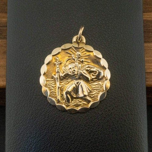9ct yellow gold st - (ne6),