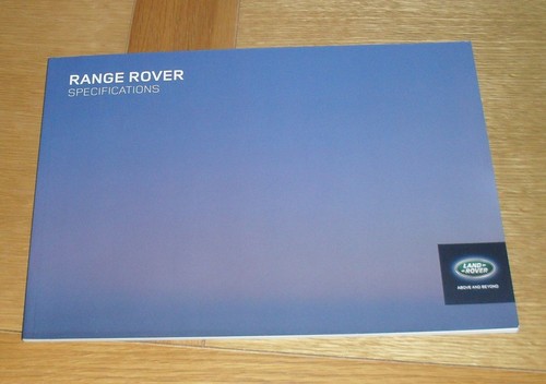 Range rover l405 brochure - rover,