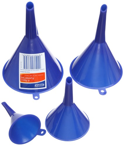 Piece plastic funnel - plastic, set