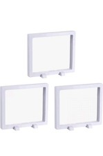 14cm Floating Display Frame Coin Card & Collectible Display Protective 3D Case  