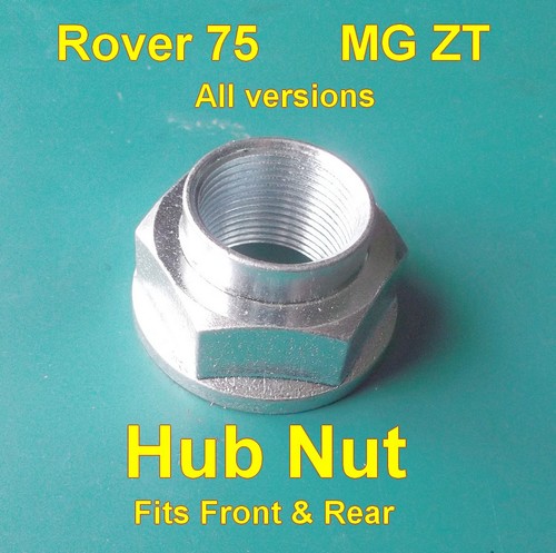 Front rear hub nut - front, /