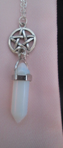 Witch wicca necklace scrying - wicca,