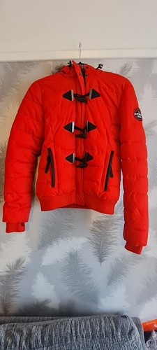 Ladies superdry red hooded - superdry,