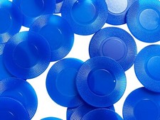 CHEAP BLUE POKER CHIPS / TOKENS - CHOOSE COLOUR + QUANTITY - FULL WIDTH. 