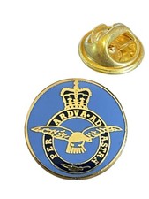 Royal Air Force RAF Round Crest - MOD Military Approved RAF Enamel Pin Badge