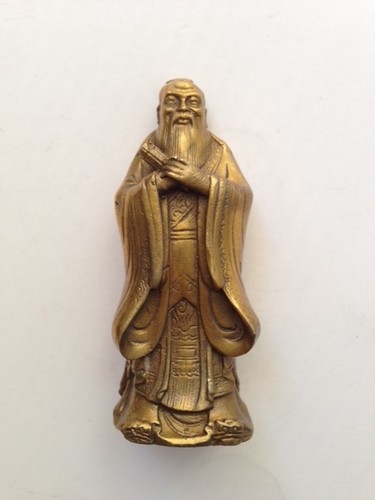 Feng shui brass confucius - feng,