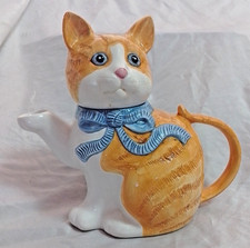 Vintage Ceramic Ginger Cat