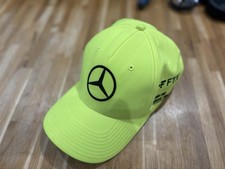 Lewis Hamilton 2022 British GP Neon Yellow *RARE* Mercedes F1 Formula 1 Cap