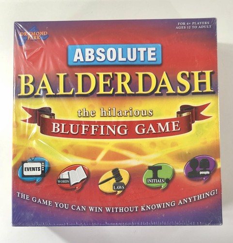 Absolute balderdash bluffing - balderdash,,