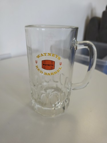 Watneys red barrel - pint, glass