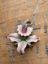 Vintage 1940s Orchid Brooch