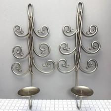 Vtg  Wrought Metal Wall Sconce