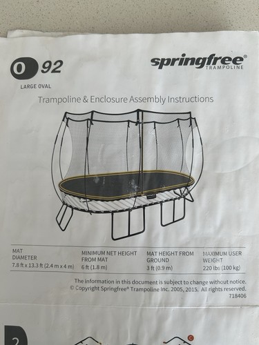 Springfree oval trampoline - springfree,