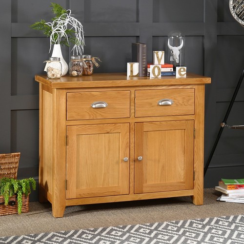 Cheshire oak sideboard medium - cheshire,