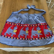 Vintage Half Apron Pinny Cats