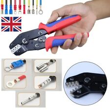Cable Crimper Non-insulated Electrical Ferrule Ratchet Wire Plier Crimping Tool