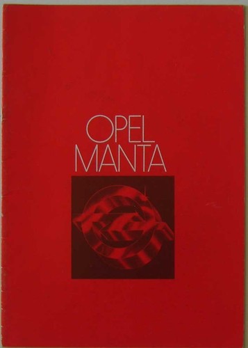 Opel manta 1977 1978 - manta, 1977-1978
