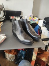 Mens Leather Western Cowboy