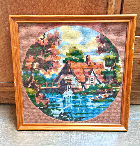 Vintage wood framed - vintage,