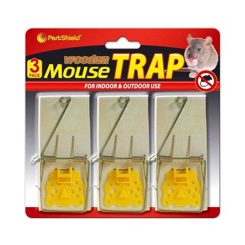 Wooden mouse trap 3pk - mouse,