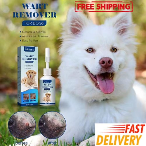 Pet wart remover lotion - remover, dog