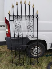 Wrought Iron Garden Gate Side Gate 77cm wide 192cm long