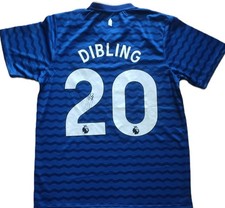 Hand Signed Tyler Dibling Name & Number 20 Everton 2025/26 Home Shirt (2)