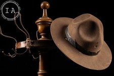 Vintage Campaign Hat in Brown