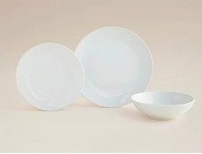 Piece white dinner set - 12,