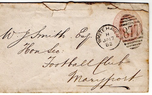 Postal history whitehaven - gb,