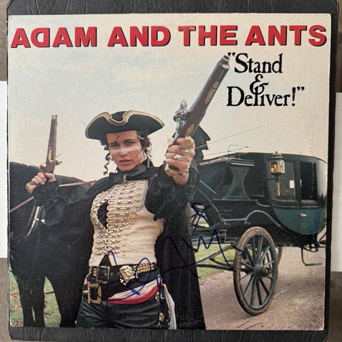 Adam ant signed vinyl - vinyl, &