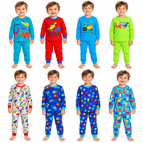 Boys kids pyjamas set long - pyjamas,