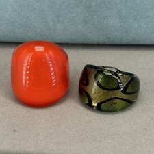 Murano glass ring size L P