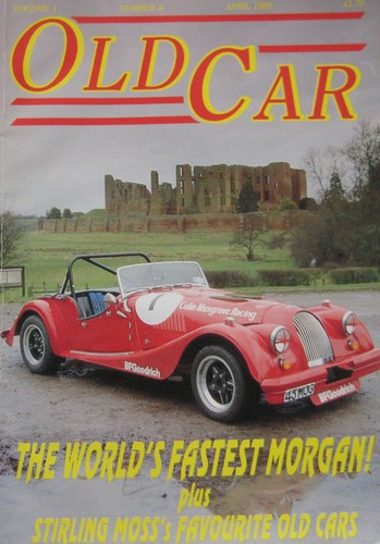 Old car magazine - magazine, 04/1989
