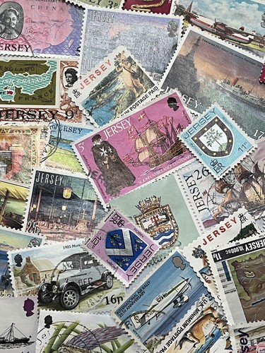 Jersey 100 postage stamps - postage,