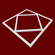 Lattice Edge Lit Border LED Ceiling Suspended Recessed Panel Light 600 x 600mm