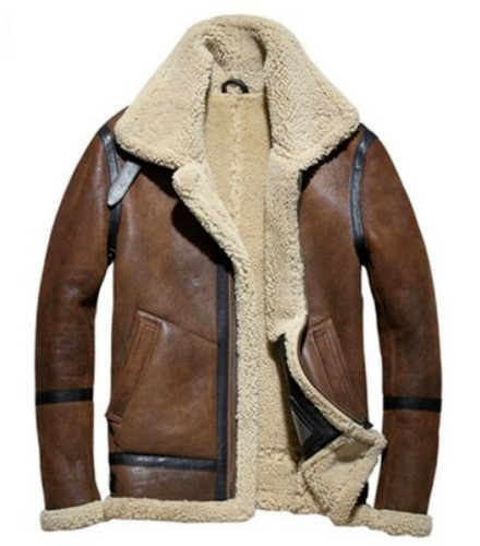 Men brown jacket raf - jacket,
