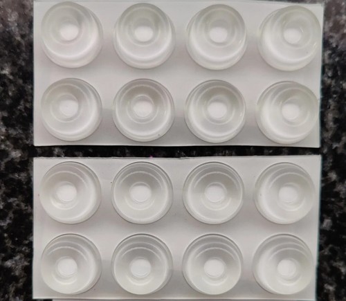 16x isolation gel pads - isolation, (clear)