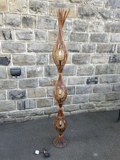 Mid Century Bamboo Floor Lamp