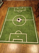 Football Soccer Pitch Rug Kids Play Floor Carpet Soft Room Rug Mat Gift 60x90cm