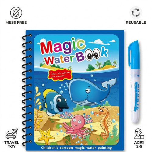 Reusable magic water - magic, drawing