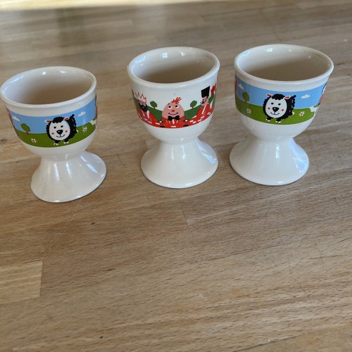 Vintage children egg cups - 3,
